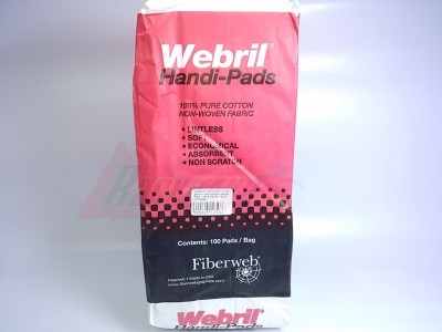 Салфетки KATUN хлопчатые для очистки фотобарабанов Webril Handi-Pands, 100 шт. (11708040) [12503]