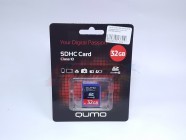 Карта памяти SD QUMO 32ГБ, стандарт SDHC, класс 10 [QM32GSDHC10] [17641]