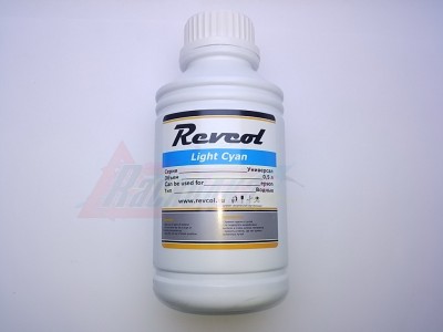 Чернила светло-синие REVCOL универсальные для принтеров EPSON, DYE, светло-синие/light cyan, 500мл. (R-E-0.5-LCD) [18901]