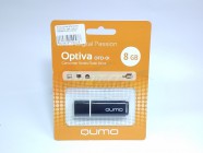 Флэш-драйв 8 ГБ QUMO Optiva 01, USB 2.0, черный [QM8GUD-OP1-black] [19028]