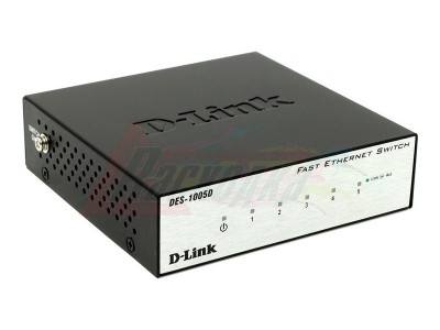 Коммутатор D-Link DES-1005D/N2A 5-port 10/100Mbps  [21136]