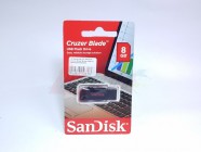 Флэш-драйв 8ГБ SANDISK Cruzer Blade BlisterVersion, черный (SDCZ50-008G-B35) [22376]
