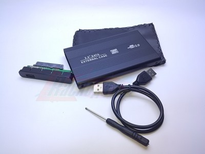 Внешний корпус для HDD USB 2.0 2.5" SATA черный [23962]