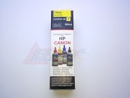 Чернила универсальные для принтеров HP, Canon, Lexmark, DYE, желтые/yellow, 100мл. в картоне [R-HCL-0.1-YD]-картон (Revcol/Hameleon) [24298]