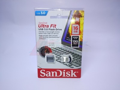 Флэш-драйв 16 ГБ SANDISK Ultra Fit, USB 3.0 (SDCZ43-016G-GAM46) [24312]