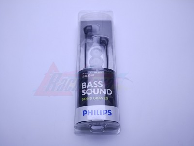 Наушники вкладыши Philips 1,2м черные проводные [24353]
