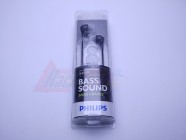 Наушники вкладыши Philips 1,2м черные проводные [24353]