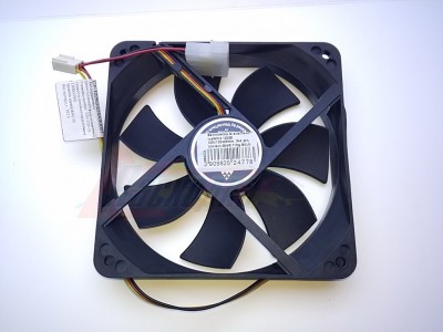 Вентилятор GlacialTech IceWind 12025 120x120x25mm, 3+4 pin, (molex) 20dB 110g BULK [24778]