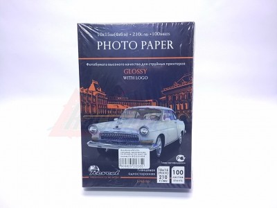 Фотобумага REVCOL глянцевая, односторонняя, 10x15 (4х6 in), 210 гр/м2, 100 листов (10x15-G-210-100-R) [25365]