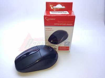 Мышь беспроводная Gembird MUSW-219, черн, 3кн.+колесо-кнопка 2.4GHz 1600dpi [26490]