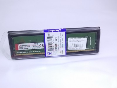 Модуль памяти DDR4 4096Mb PC4-19200 Kingston 2400MHz, CL17 (KVR24N17S6/4) [26676]