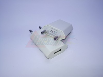СЗУ-USB 1 выход max 1.0A (плоское) белый [26848]