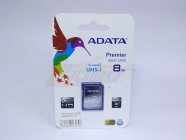 Карта памяти A-Data 8ГБ, стандарт SDHC, класс 10 (ASDH8GUICL-10-R) [27169]