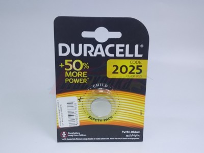 Батарейка Duracell CR2025 (1 шт. блистер) [С0004816] [27658]
