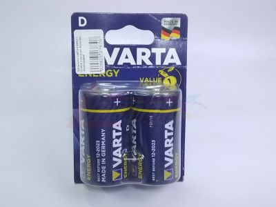 Батарейка VARTA ENERGY D/LR20 1,5V (2 шт. блистер) алкалиновая [27670]