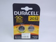 Батарейка Duracell CR2032, Litium 3.0V (2 шт. блистер) [DL/CR 2032] [27792]