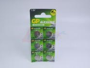 Батарейка GP A76/LR44/V13GA 1.5V (1 шт. блистер) [A76F-2C10] алкалиновая [27992]