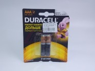 Батарейка DURACELL Basic AAA, LR03 (2 шт.блистер) <CN LP03-2BL AAA>[MN2400] алкалиновая  [28313]