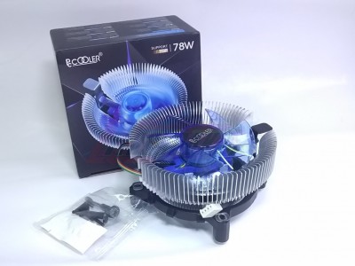 Вентилятор PCCooler E91M Soc-775/1155/1156/AM2/2+/AM3/FM1/754/939/940 (AI, 90мм, TD95W.1000- 2200 об/мин., 11-22 дБ, PWM) [28748]