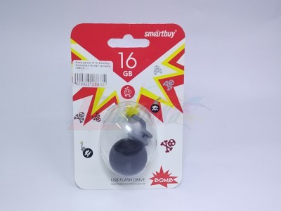 Флэш-драйв 16 ГБ Smartbuy Wild series "Бомба" флэшка, USB 2.0   [28833]