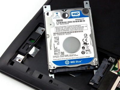Замена HDD WD на 500Гб. на ноутбуке